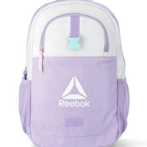 Backpack Reebok Girls School Backpack Set-17” Bag With Lunch Box, Lavender W